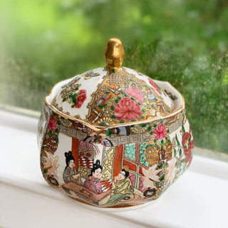 Famille Rose Lotus Tureen