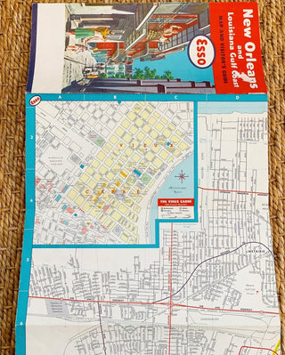 1959 New Orleans, Louisiana Map & Visitor's Guide