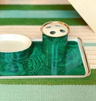 Neiman Marcus Malachite Vanity Set
