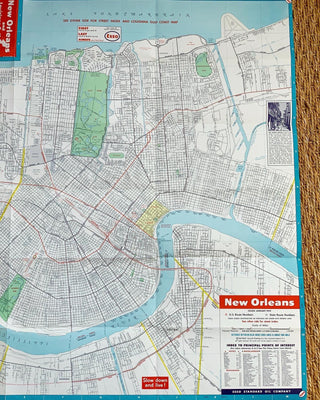 1959 New Orleans, Louisiana Map & Visitor's Guide
